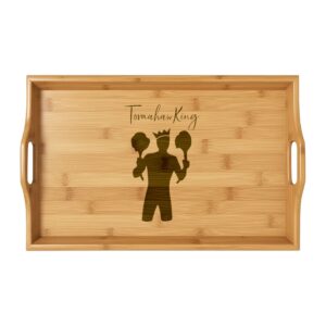 TomahawKing Engraved Bamboo Serving Tray