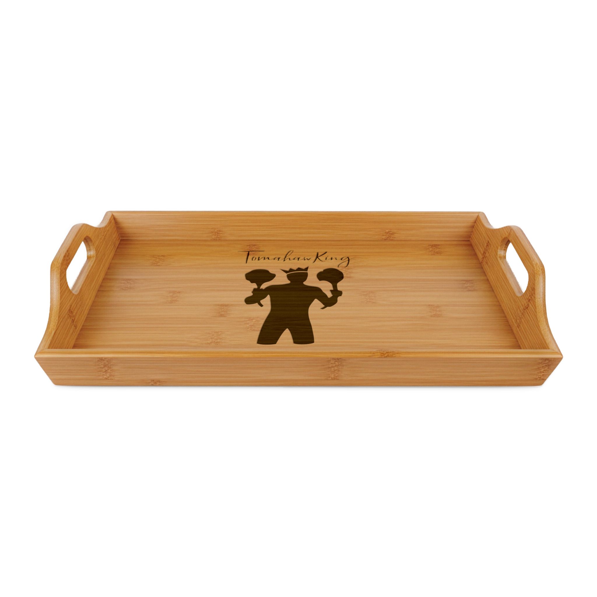 TomahawKing Engraved Bamboo Serving Tray - Image 2