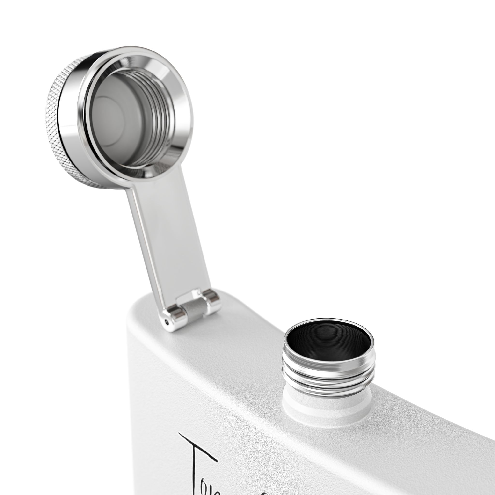 TomahawKing 6 oz. Stainless Steel Flask - Image 3