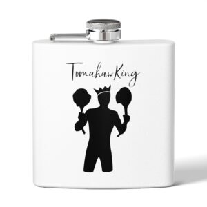 TomahawKing 6 oz. Stainless Steel Flask