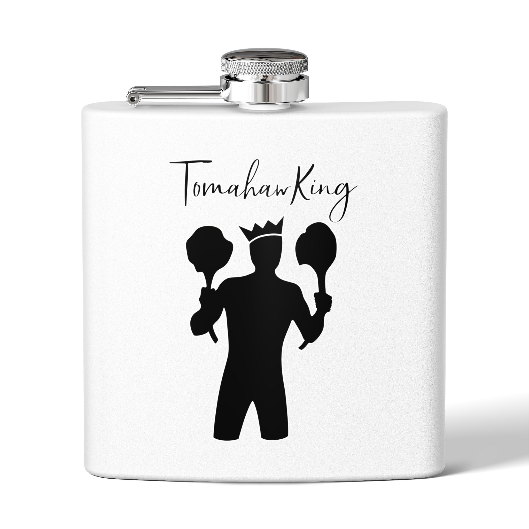 TomahawKing 6 oz. Stainless Steel Flask