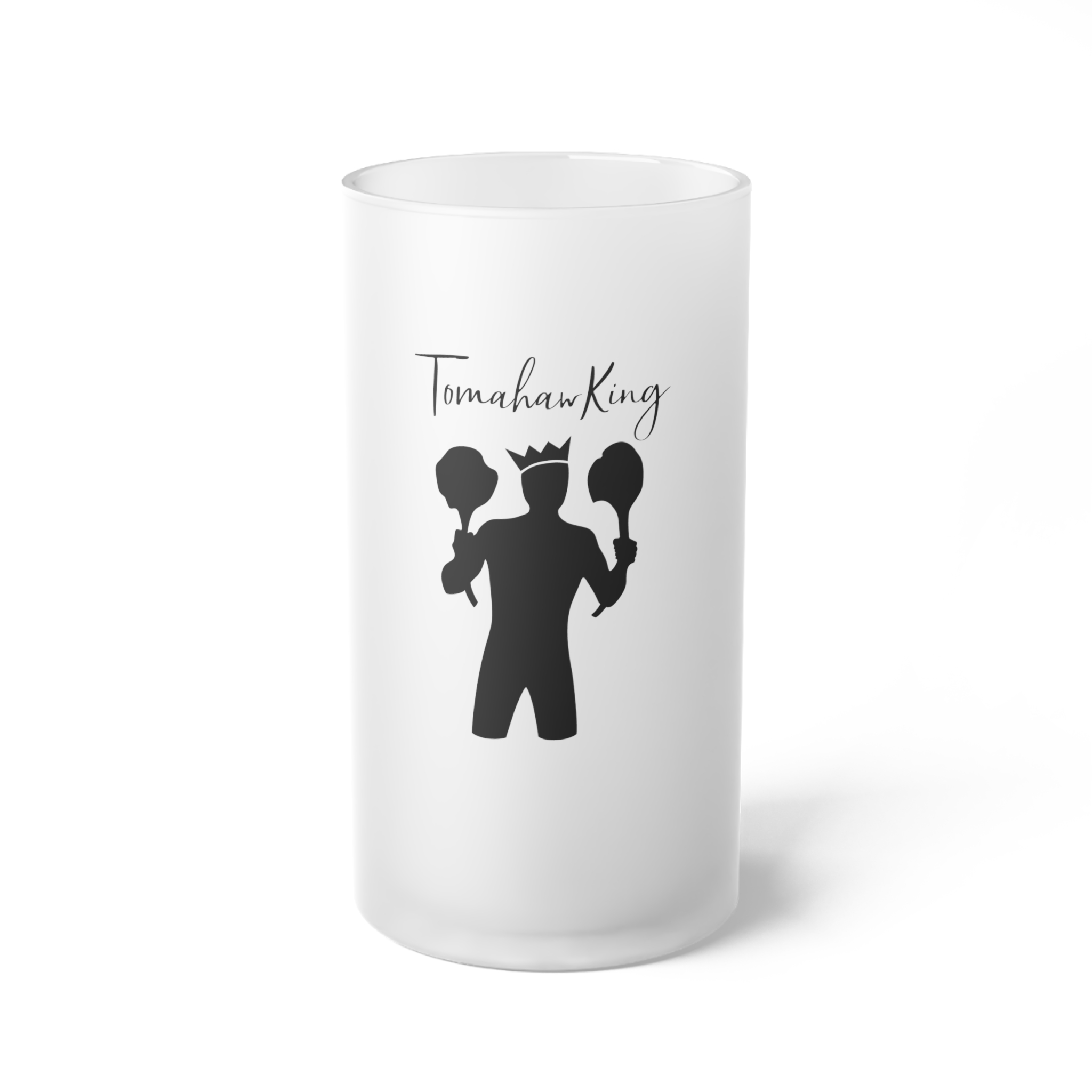 TomahawKing Frosted Glass Beer Mug
