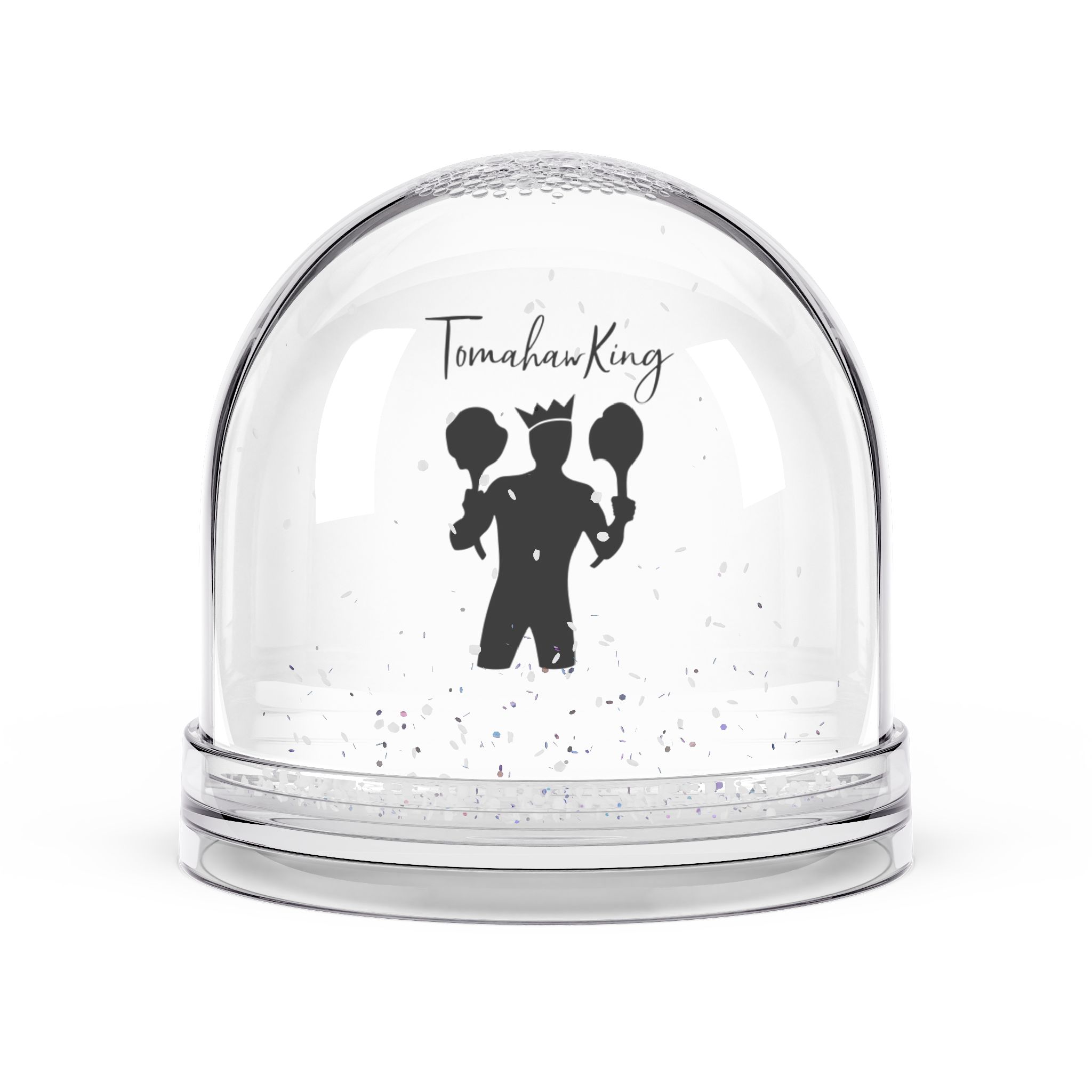 TomahawKing Snow Globe
