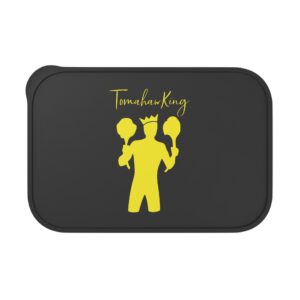 TomahawKing PLA Bento Box with Band and Utensils - Yellow
