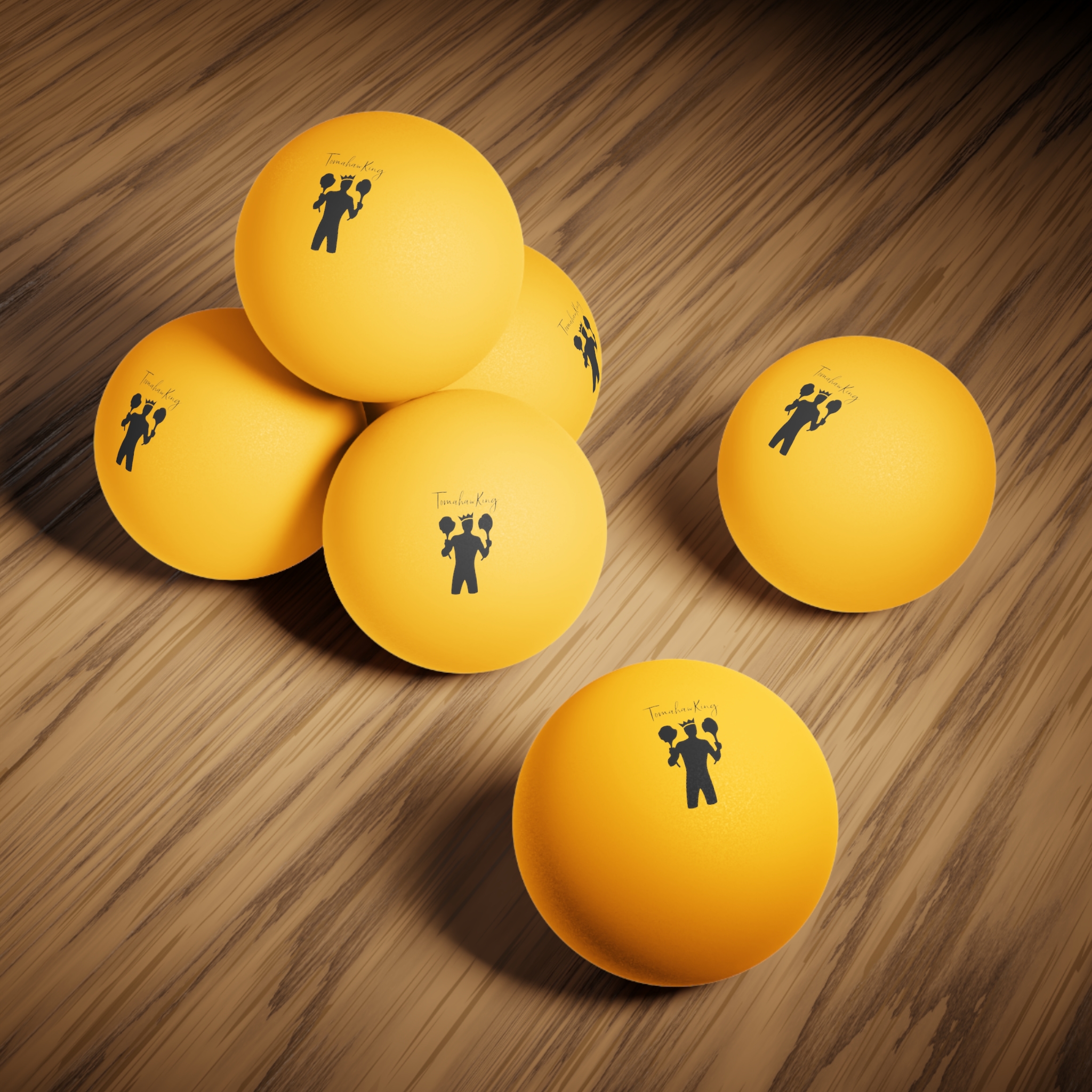 TomahawKing Ping Pong Balls, 6 pcs - Image 4