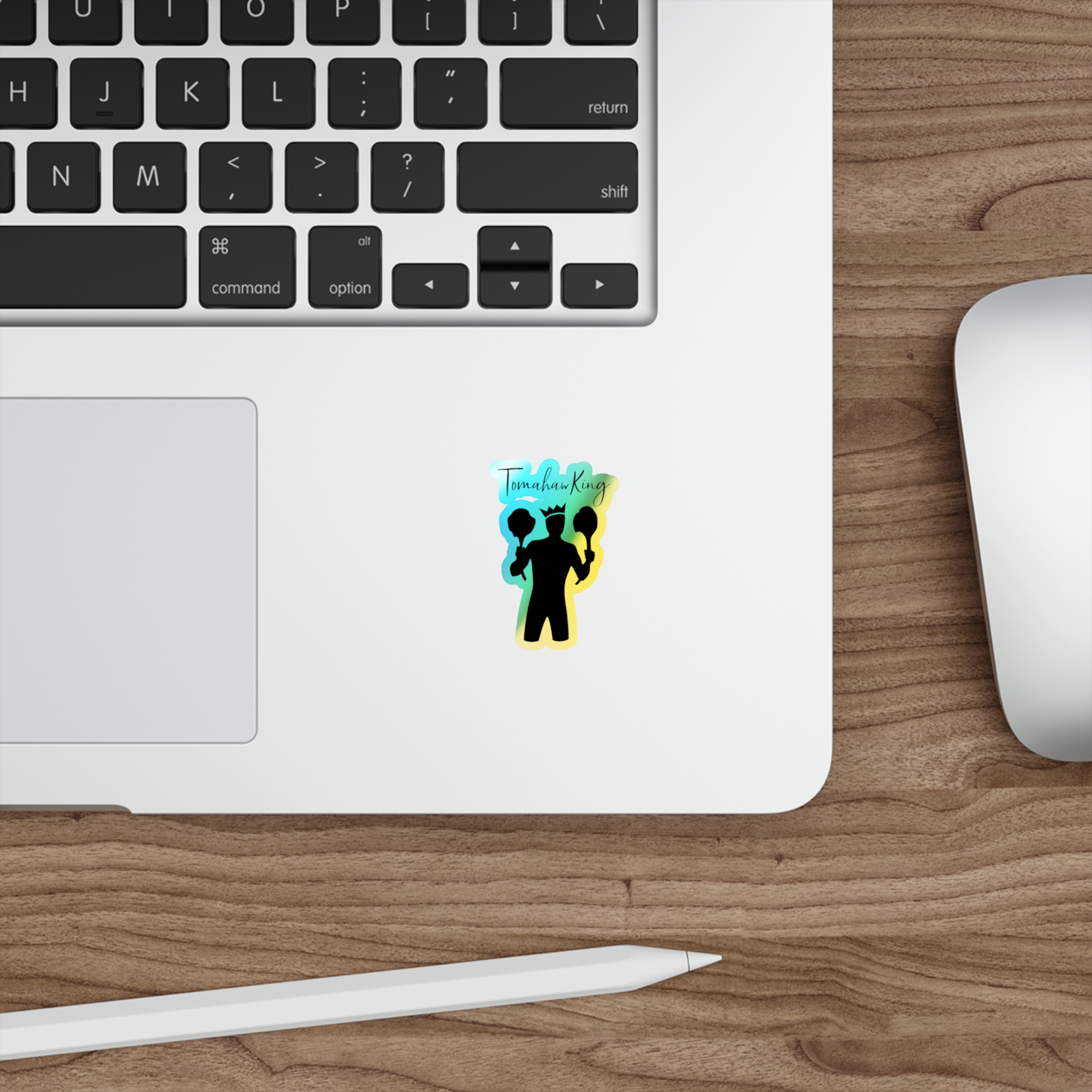 TomahawKing Holographic Die-cut Stickers - Image 3