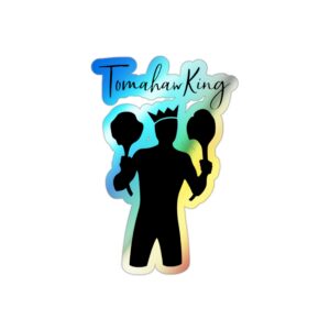 TomahawKing Holographic Die-cut Stickers