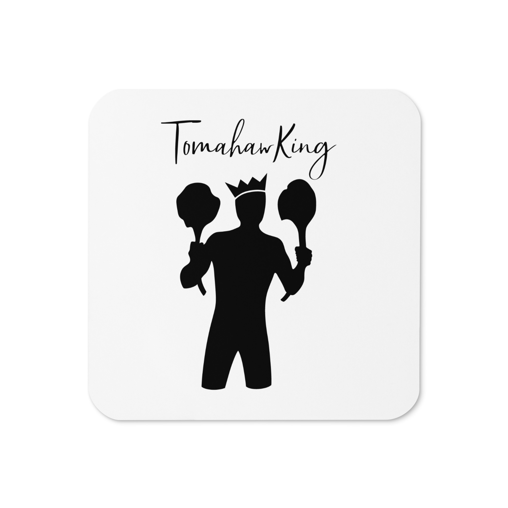 TomahawKing Cork-Back Coaster - Image 2