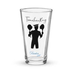 TomahawKing Blue Freedom 250 Shaker Pint Glass