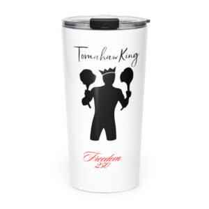 TomahawKing Red Freedom 250 Tapered Stainless Steel Tumbler