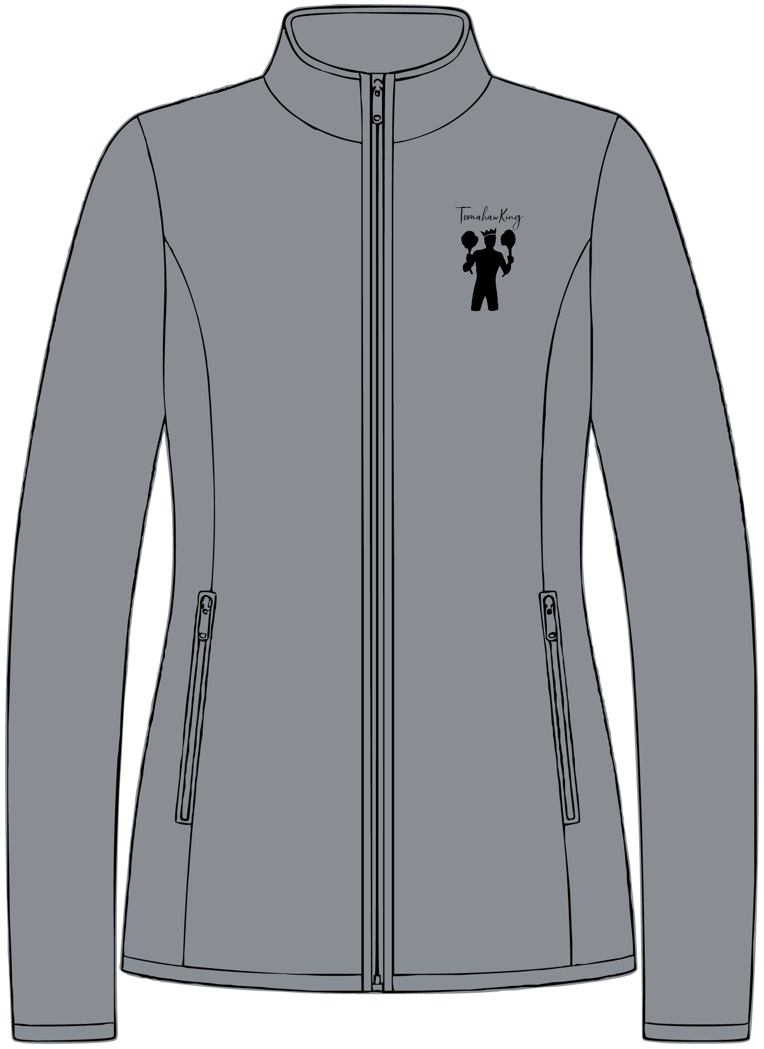 TomahawKing Women's Collective Striated Fleece Jacket