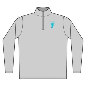 TomahawKing Men's Performance Mélange Quarter-Zip Pullover