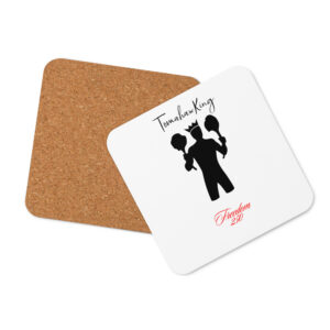 TomahawKing Red Freedom 250 Cork-Back Coaster