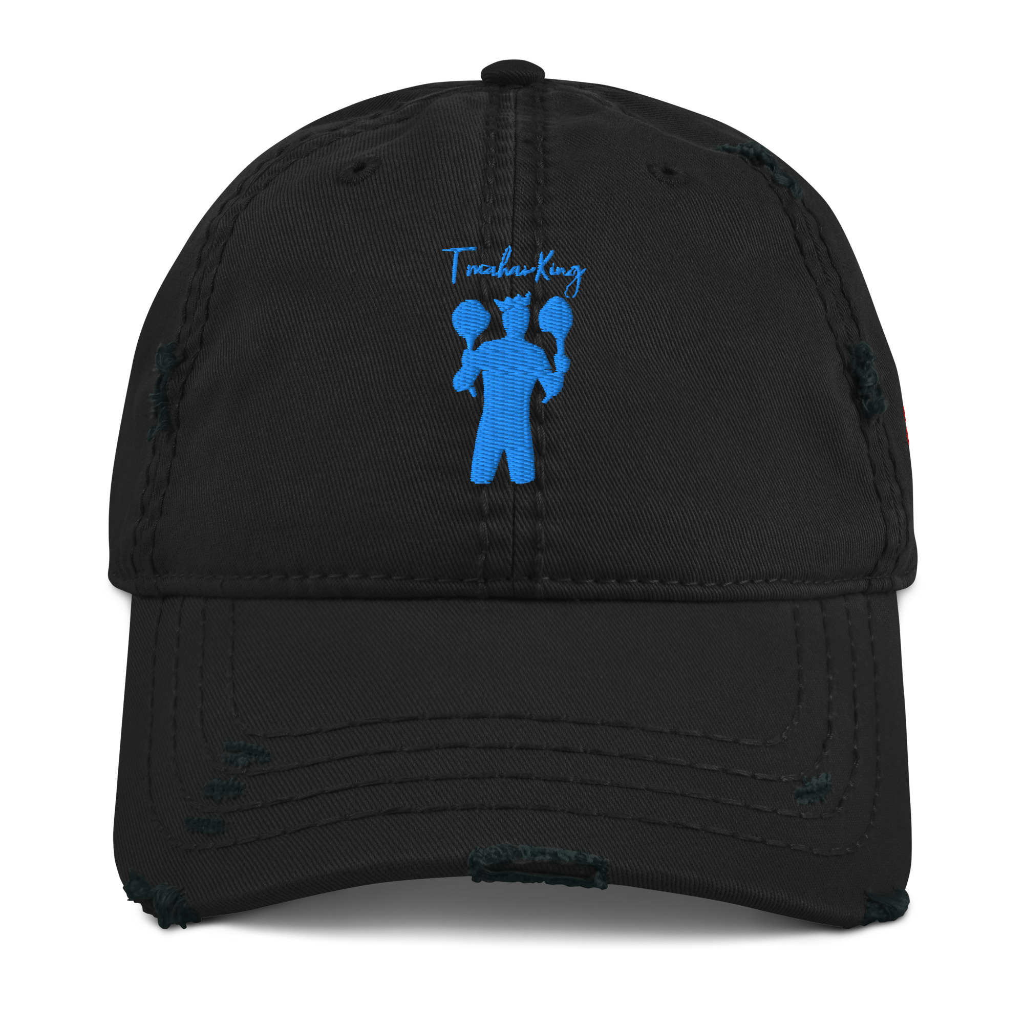 TomahawKing Red Freedom 250 Distressed Dad Hat