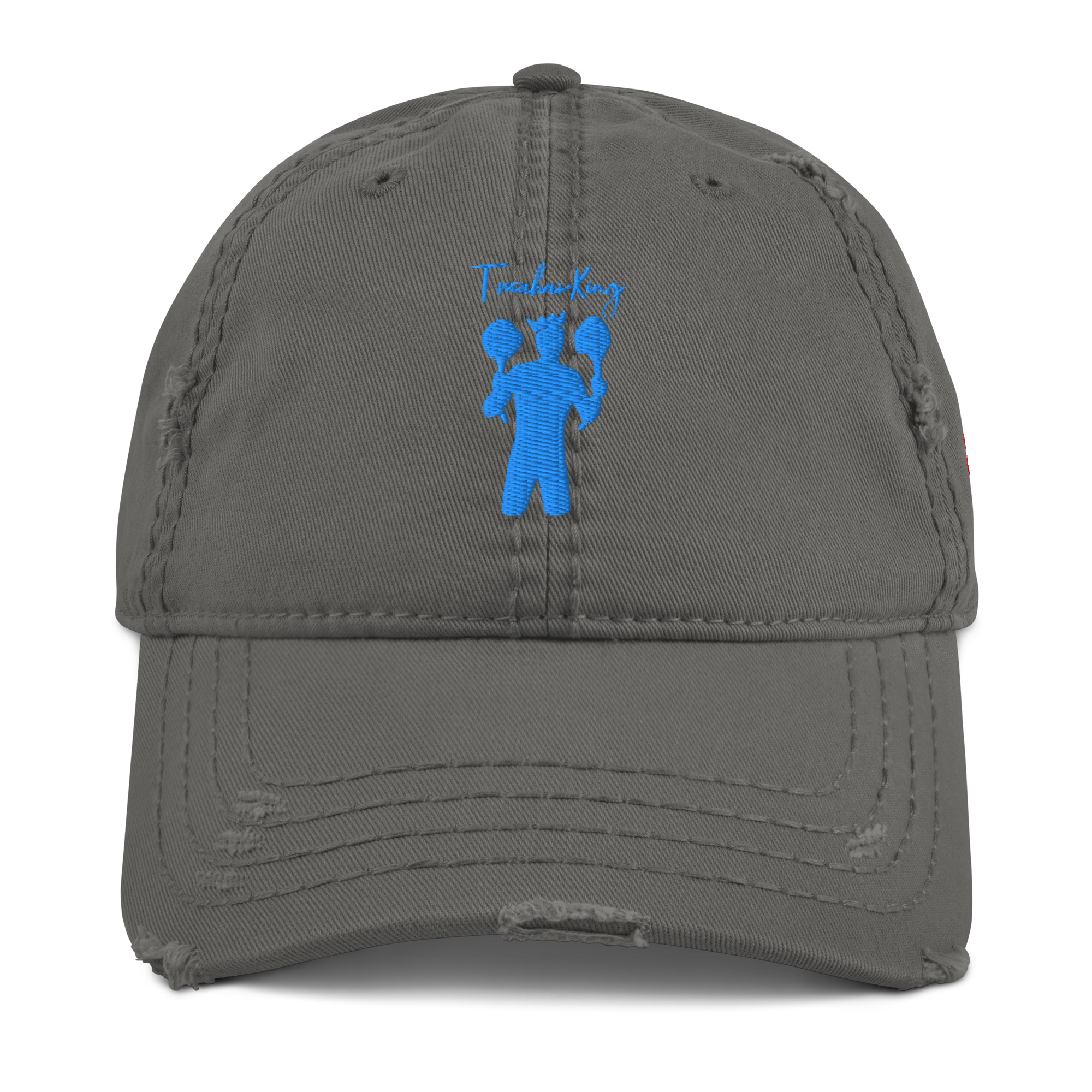 TomahawKing Red Freedom 250 Distressed Dad Hat - Image 9