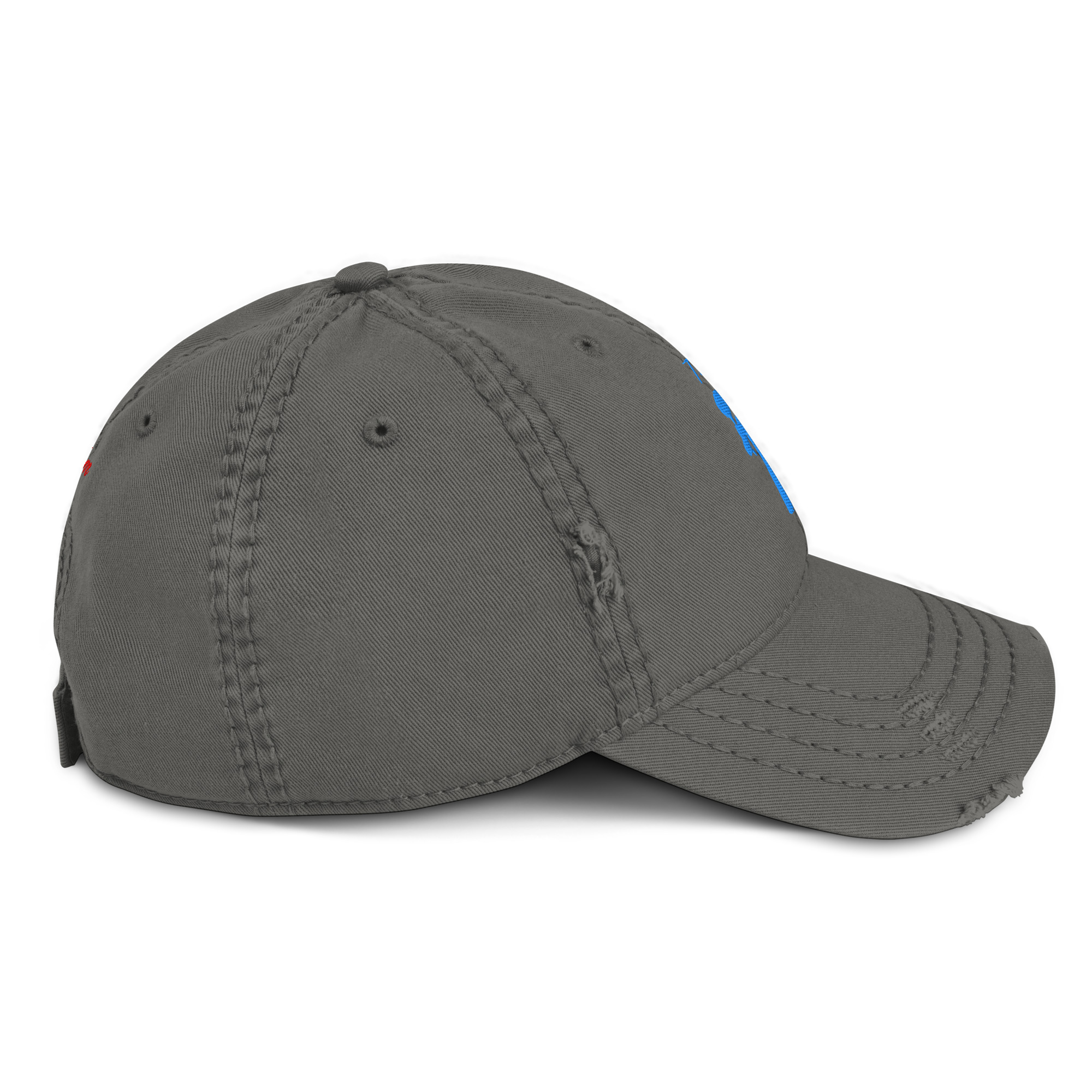 TomahawKing Red Freedom 250 Distressed Dad Hat - Image 11