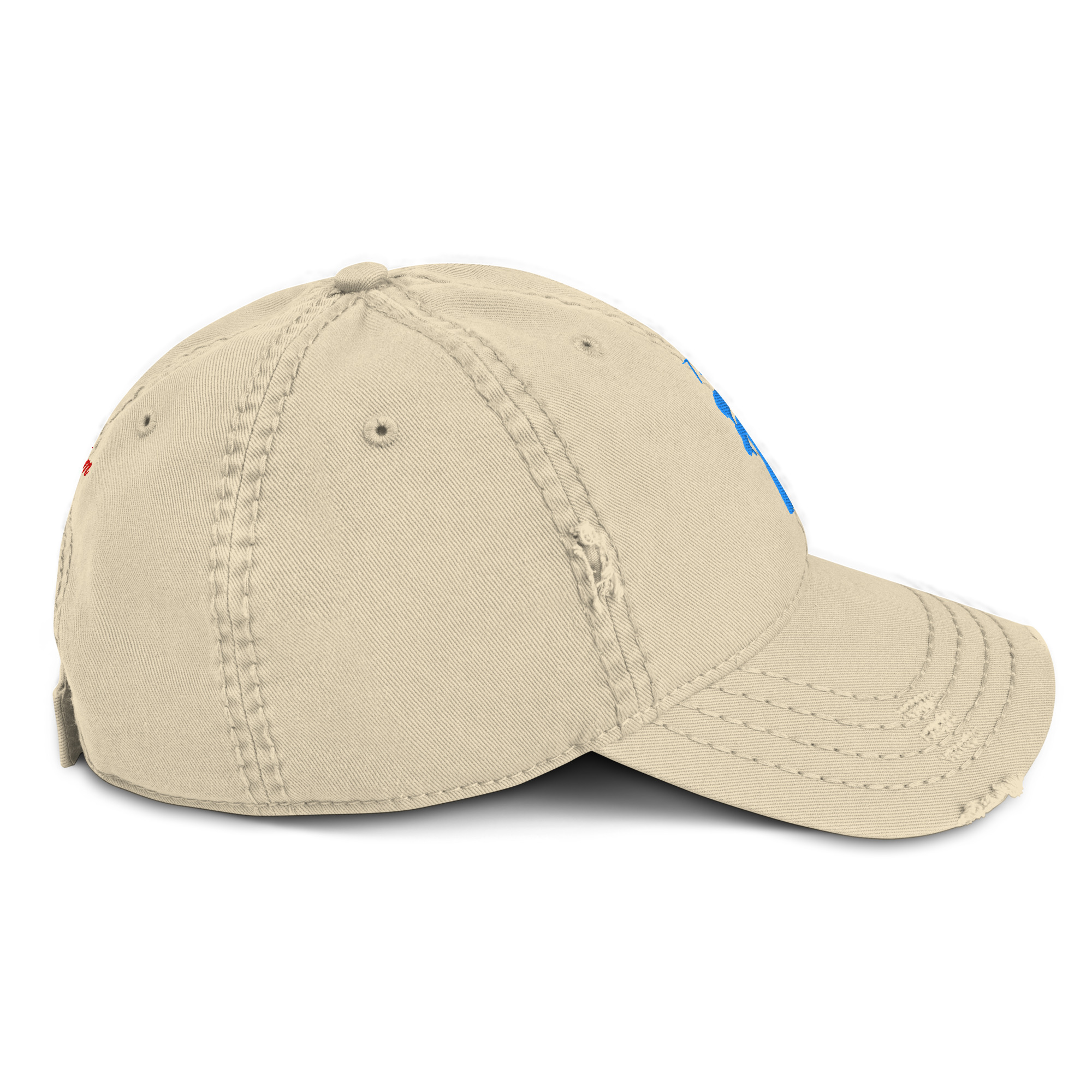 TomahawKing Red Freedom 250 Distressed Dad Hat - Image 15