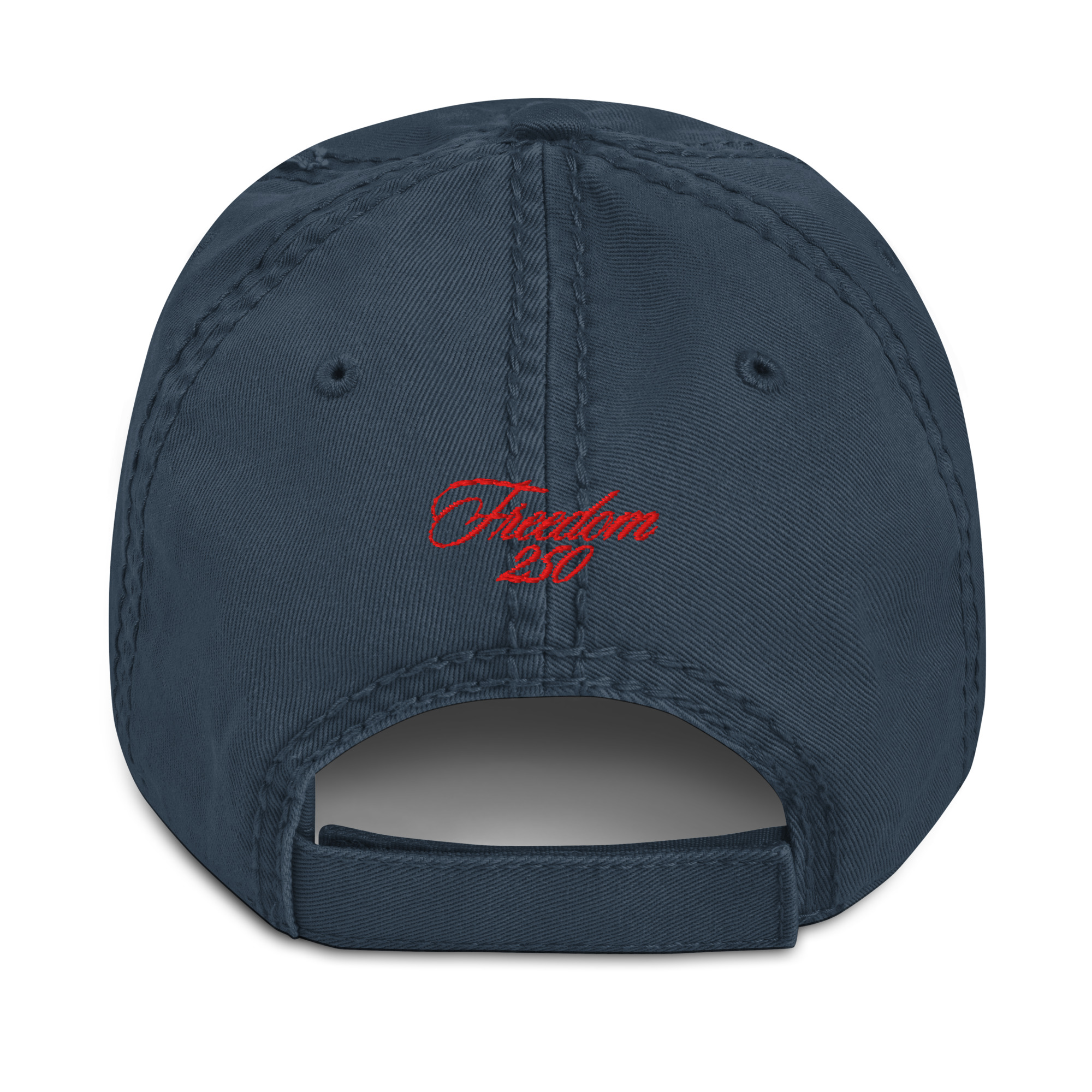 TomahawKing Red Freedom 250 Distressed Dad Hat - Image 6