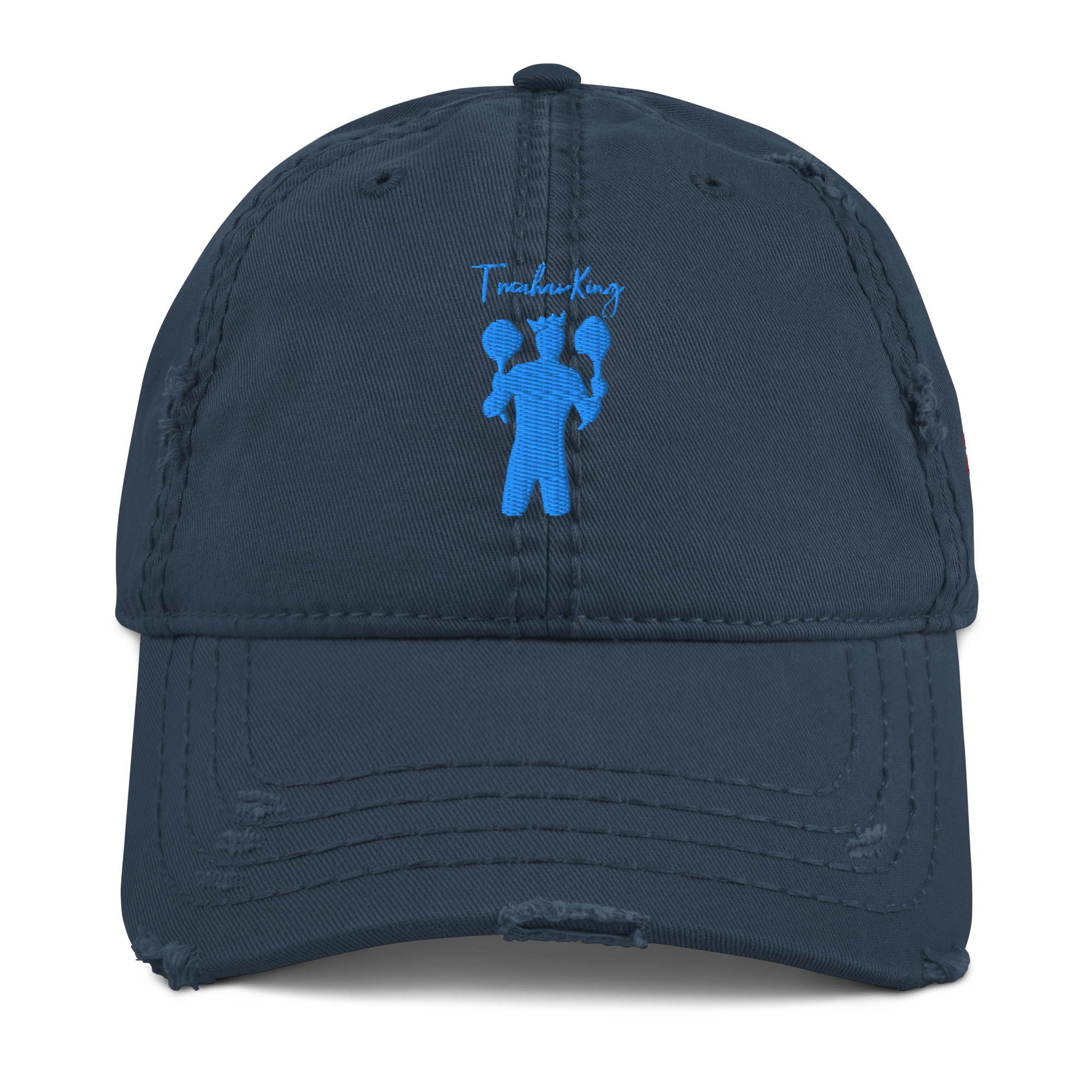 TomahawKing Red Freedom 250 Distressed Dad Hat - Image 5