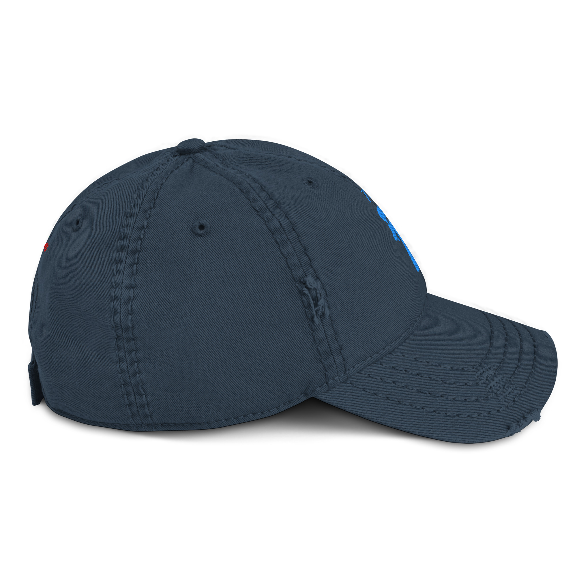 TomahawKing Red Freedom 250 Distressed Dad Hat - Image 7