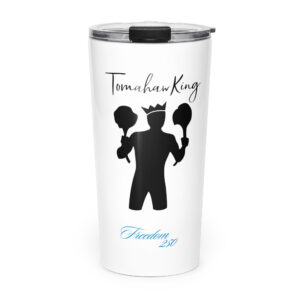 TomahawKing Blue Freedom 250 Tapered Stainless Steel Tumbler